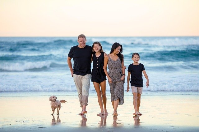 Family spending time together