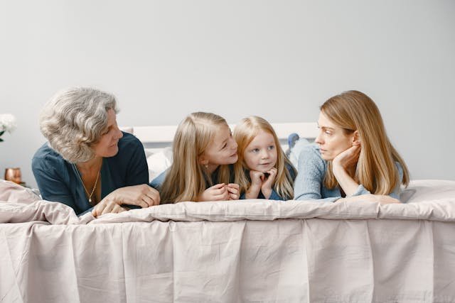 Family spending time together